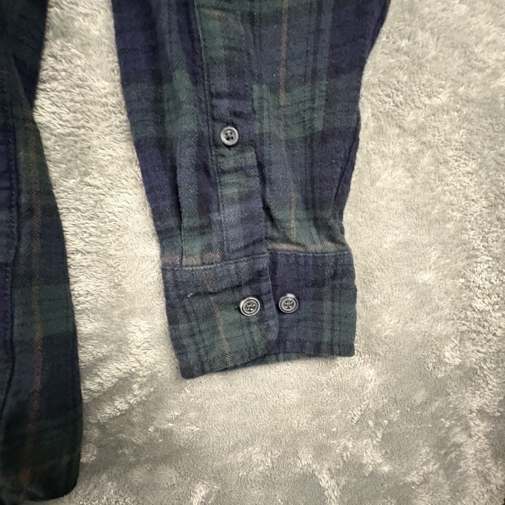 Eddie Bauer Men's L Flannel Plaid‎ LS Button Up Cotton Shirt SEE DESCRIPTION - Picture 12 of 16